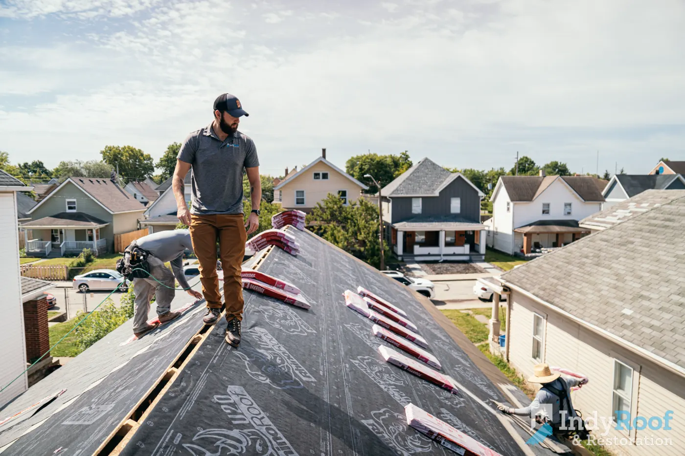 Commercial roof inspection documented in Wild Air